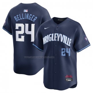 Camiseta Beisbol Hombre Chicago Cubs Cody Bellinger City Connect Limited Azul